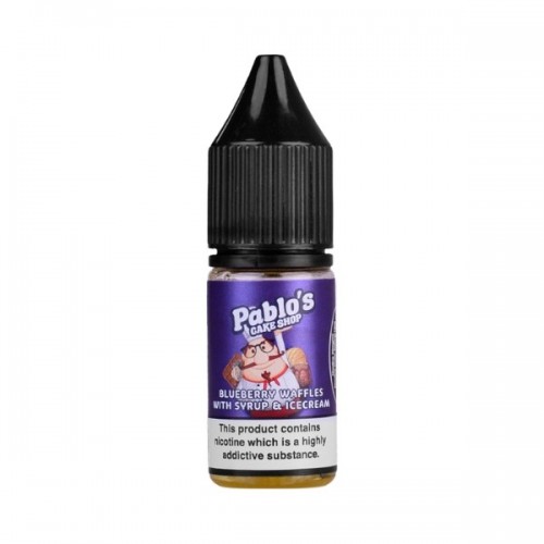 Pablos Cake Shop - Nic Salt - Blueberry Waffles with Syrup & Ice Cream [20mg]