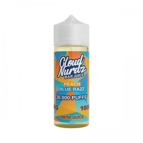 Cloud Nurdz - 100ml - Peach Blue Razz