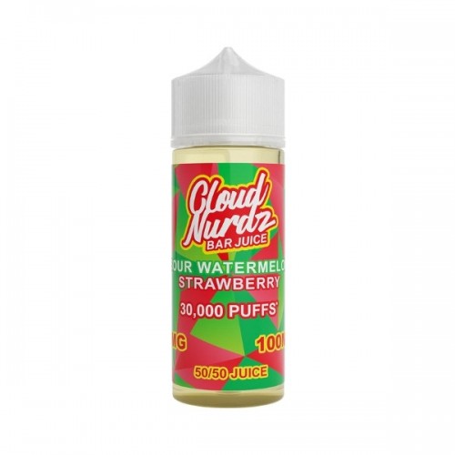 Cloud Nurdz - 100ml - Sour Watermelon Strawberry