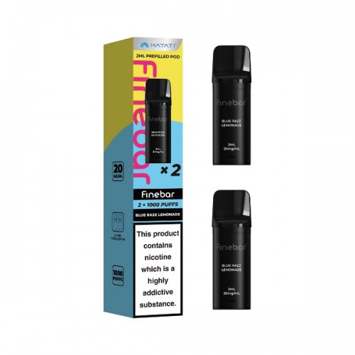 Hayati Finebar - Replacement Pod - 2 Pack [Blue Razz Lemonade]