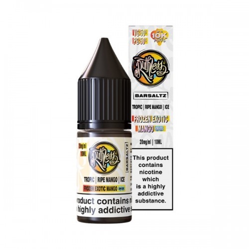 Ruthless Bar Saltz - Nic Salt - Frozen Exotic Mango On Ice [20MG]