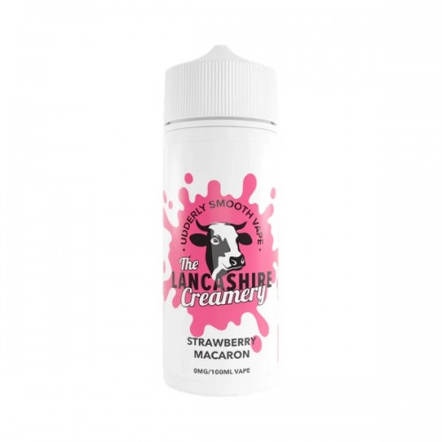 The Lancashire Creamery - 100ml - Strawberry Macaron The Lancashire Creamery - 100ml - Strawberry Macaron