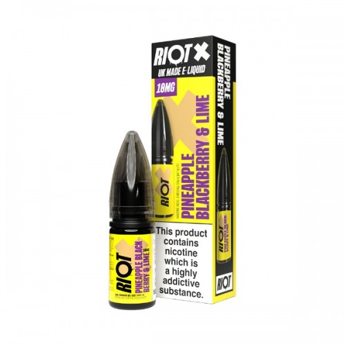 Riot - Nic Salt - X - Pineapple Blackberry & Lime [10MG]