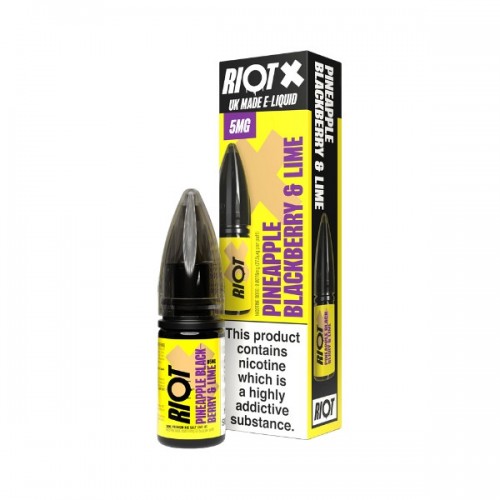 Riot - Nic Salt - X - Pineapple Blackberry & Lime [5MG]