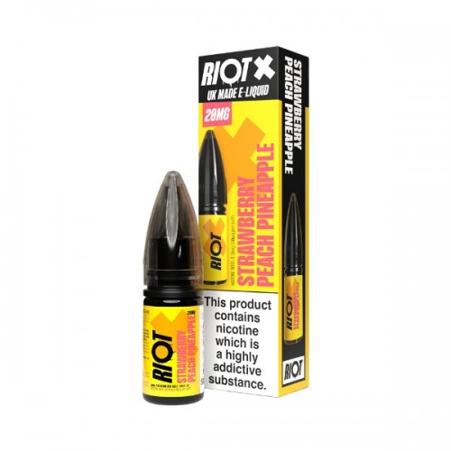 Riot - Nic Salt - X - Strawberry, Peach & Pineapple [20MG]
