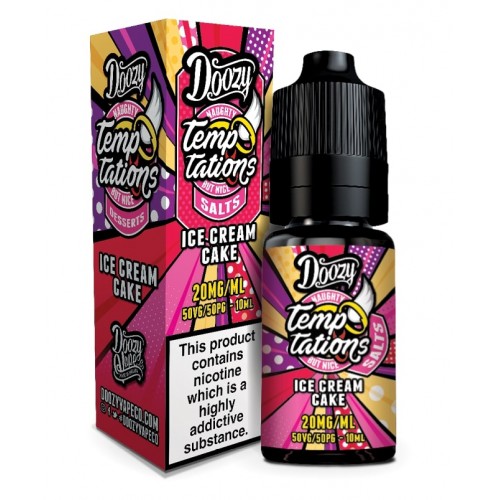Doozy Vape - Temptations Salts - Ice Cream Cake [10mg]