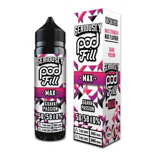 Doozy Vape - Seriously Pod Fill Max - 40ml - Guava Passion [50/50]