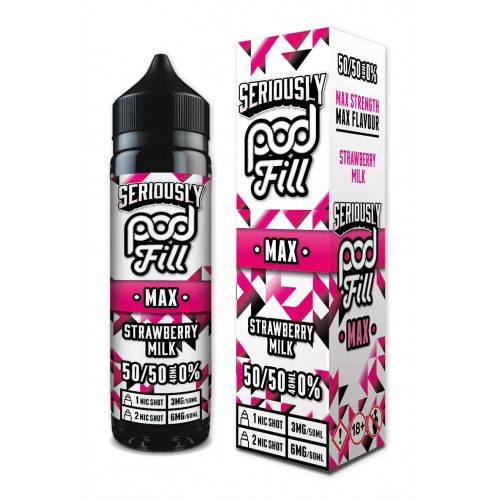 Doozy Vape - Seriously Pod Fill Max - 40ml - Strawberry Milk [50/50]