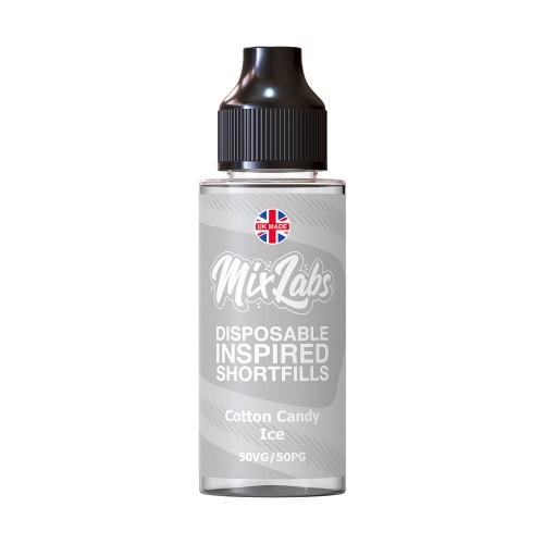 Mix Labs - 100ml Shortfill - Cotton Candy Ice Mix Labs - 100ml Shortfill - Cotton Candy Ice