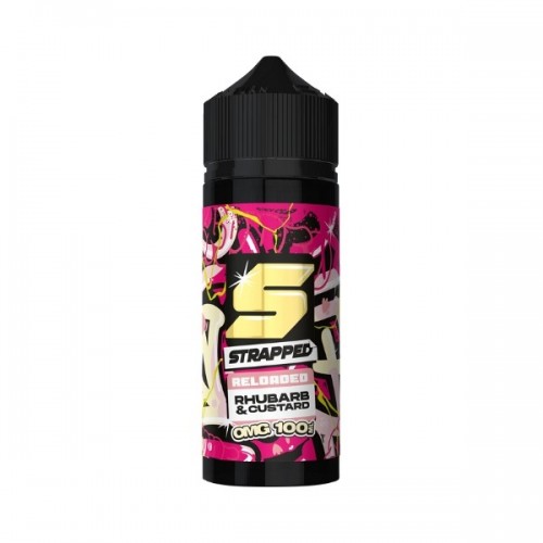 Strapped Reloaded - 100ml - Rhubarb & Custard Strapped Reloaded - 100ml - Rhubarb & Custard