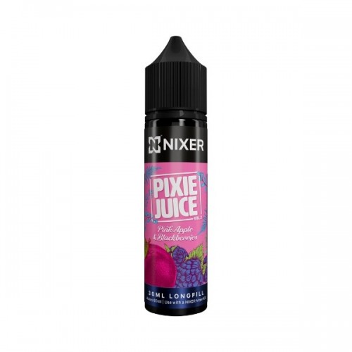 Nixer X Pixie Juice - 30ml - Pink Apple & Blackberries - Longfill Nixer X Pixie Juice - 30ml - Pink Apple & Blackberries - Longfill