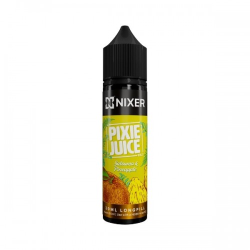 Nixer X Pixie Juice - 30ml - Satsuma & Pineapple - Longfill Nixer X Pixie Juice - 30ml - Satsuma & Pineapple - Longfill