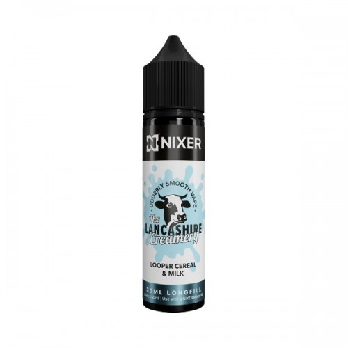 Nixer X The Lancashire Creamery - 30ml - Looper Cereal & Milk - Longfill Nixer X The Lancashire Creamery - 30ml - Looper Cereal & Milk - Longfill