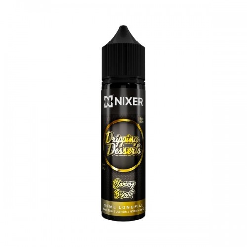 Nixer X Dripping Desserts - 30ml - Jammy Biscuit - Longfill