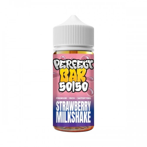 Perfect Bar 50/50 - 100ml - Strawberry Milkshake [0MG]