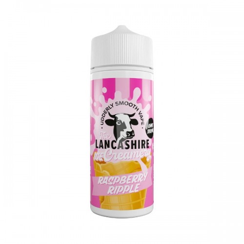 The Lancashire Ice Creamery - 100ml - Raspberry Ripple The Lancashire Ice Creamery - 100ml - Raspberry Ripple