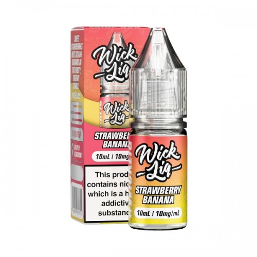 Wick Liq Bar Juice - Nic Salt - Strawberry Banana [10MG]