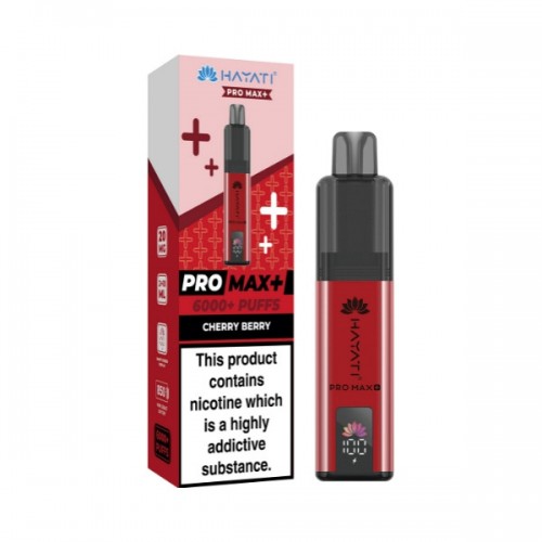 Hayati Pro Max+ 6000+ - Pod Kit [Cherry Berry]