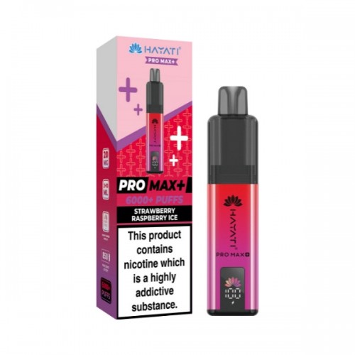 Hayati Pro Max+ 6000+ - Pod Kit [Strawberry Raspberry Ice]