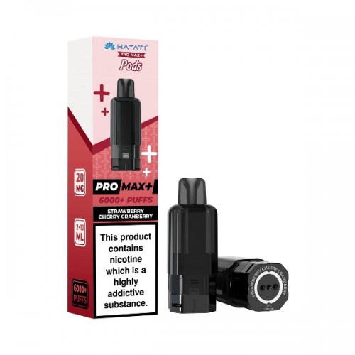 Hayati Pro Max+ Replacement - Pod [Strawberry Cherry Cranberry]