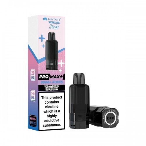 Hayati Pro Max+ Replacement - Pod [Strawberry Raspberry Blueberry]