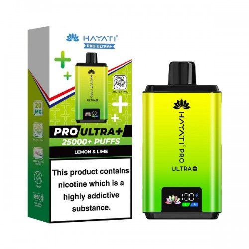 Hayati Pro Ultra+ 25000 - Pod Kit Lemon & Lime]