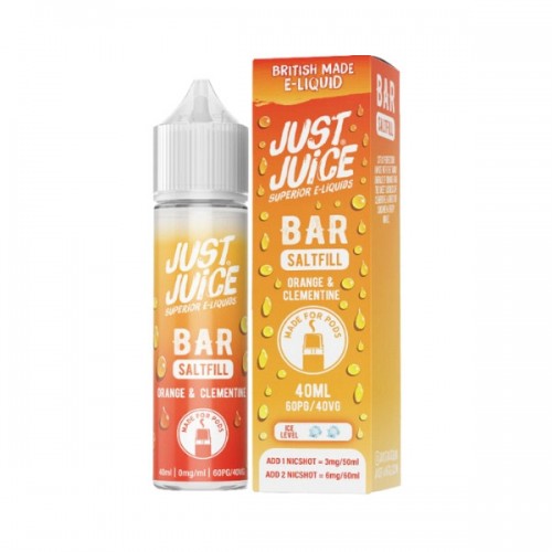 Just Juice Bar - 40ml - Orange & Clementine - Saltfill [0MG]
