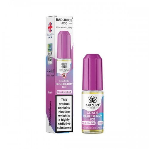 Bar Juice - Nic Salt - Grape Blueberry Ice [10MG]