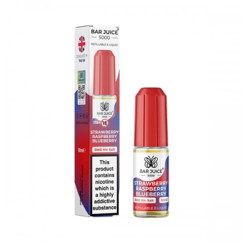 Bar Juice - Nic Salt - Strawberry Raspberry Blueberry [5MG]