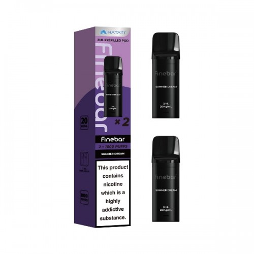 Hayati Finebar - Replacement Pod - 2 Pack [Summer Dream]