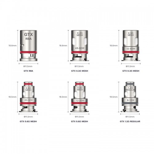 Vaporesso GTX Coils - 5 Pack [0.2ohm Mesh]