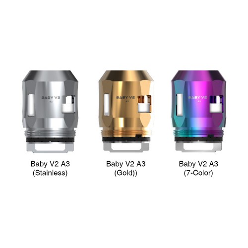 Smok TFV8 Baby V2 Coils - 3 Pack [Stainless, A2]