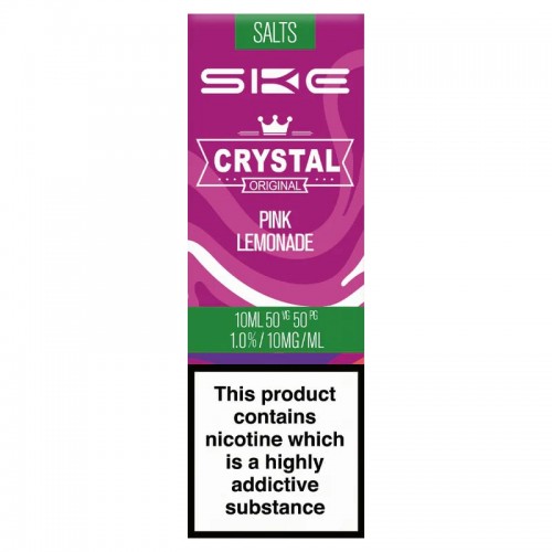 SKE Crystal Bar - Nic Salt - Pink Lemonade [10mg] (Sticker Single & Sticker Outer)