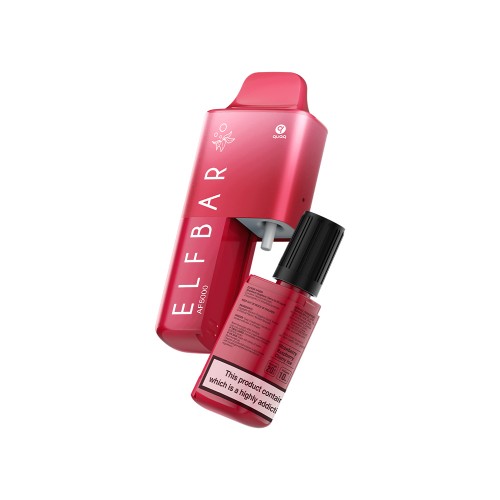 Elf Bar AF5000 Rechargeable Pod - Strawberry Raspberry Cherry Ice [20MG]