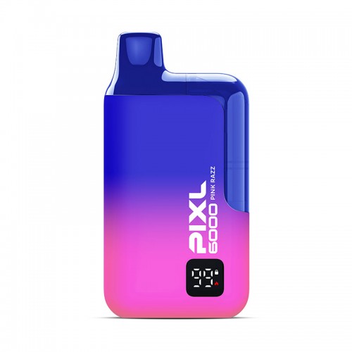 Pixl 6000 Rechargeable Pod Kit - Pink Razz [20mg]