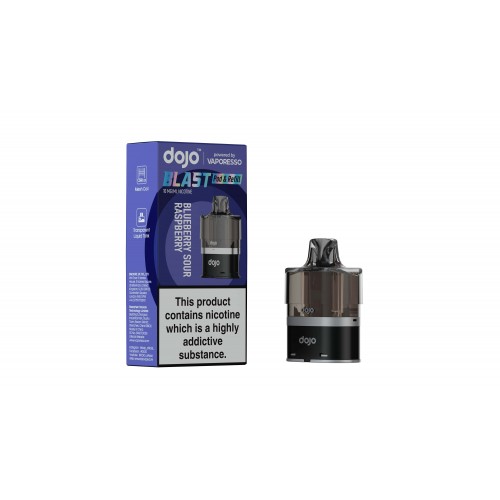 DOJO BLAST 6000 Pod & Refill (Powered by Vaporesso) [Blueberry Sour Raspberry 10mg]