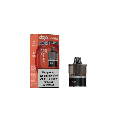 DOJO BLAST 6000 Pod & Refill (Powered by Vaporesso) [Kiwi Passionfruit Guava 10mg]