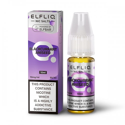Elf Bar ELFLIQ - Nic Salt [Blackcurrant Aniseed 20mg]