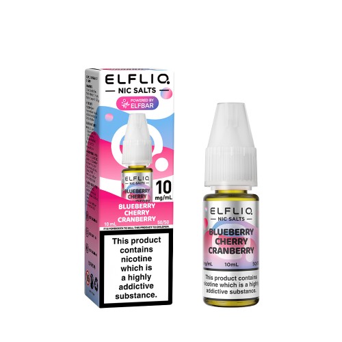 Elf Bar ELFLIQ - Nic Salt [Blueberry Cherry Cranberry 10mg]