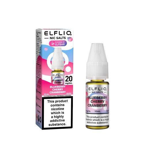 Elf Bar ELFLIQ - Nic Salt [Blueberry Cherry Cranberry 20mg]