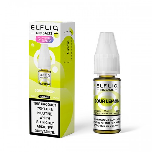 Elf Bar ELFLIQ - Nic Salt [Sour Lemon 20mg]
