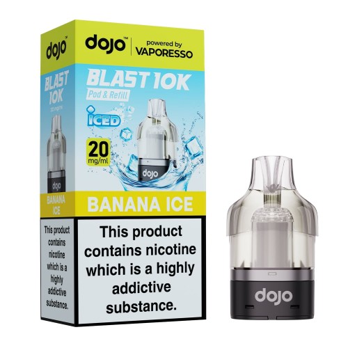 DOJO BLAST 10K Pod & Refill (Powered by Vaporesso) [Banana Ice 20mg]