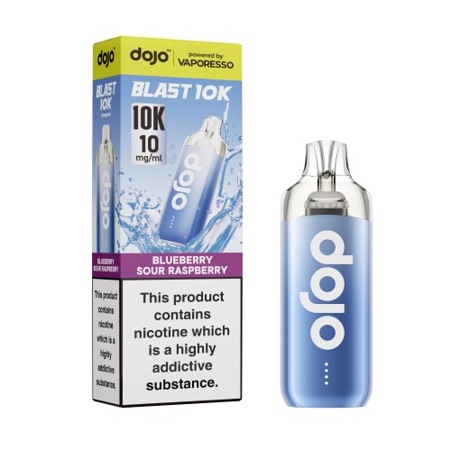 DOJO BLAST 10K Kit (Powered by Vaporesso) [Blueberry Sour Raspberry 10mg]