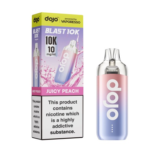DOJO BLAST 10K Kit (Powered by Vaporesso) [Juicy Peach 10mg]