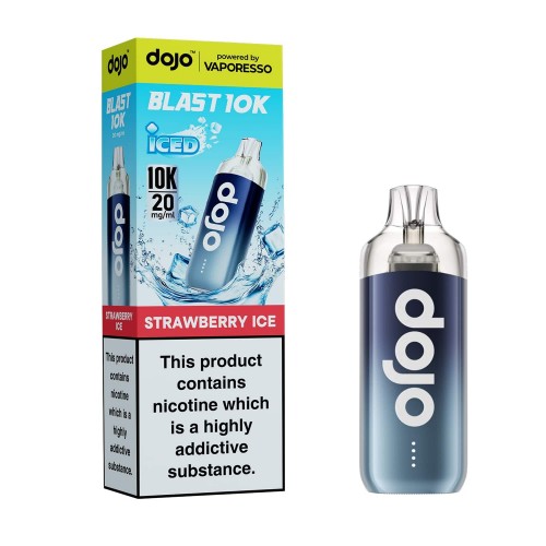 DOJO BLAST 10K Kit (Powered by Vaporesso) [Strawberry Ice 20mg]
