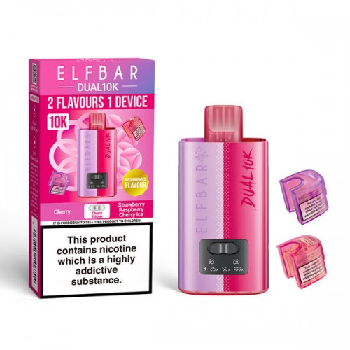 Elf Bar Dual 10K Pod Kit [Cherry Edition 20mg]