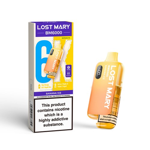 Lost Mary BM6000 Pre Filled Pod Kit [Banana Ice 20mg]