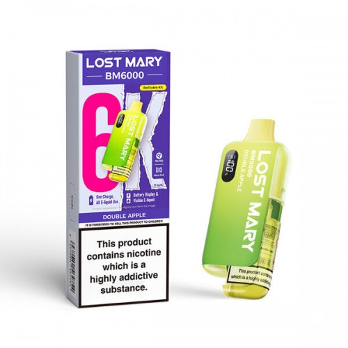 Lost Mary BM6000 Pre Filled Pod Kit [Double Apple 20mg]