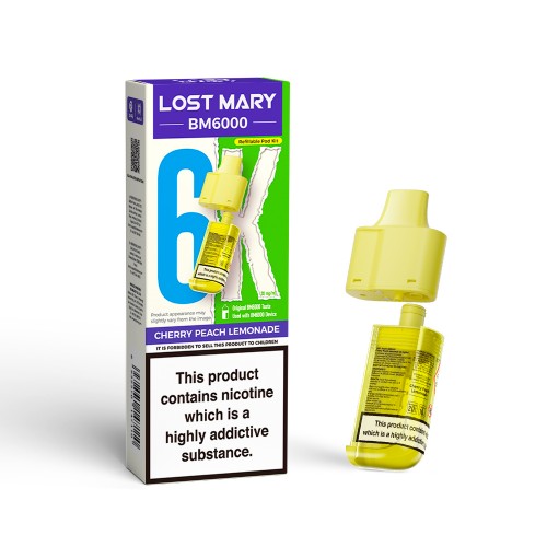 Lost Mary BM6000 Pod & Refill - Cherry Peach Lemonade [20mg]