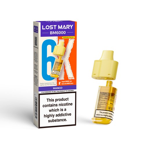 Lost Mary BM6000 Pod & Refill [Mango 20mg]